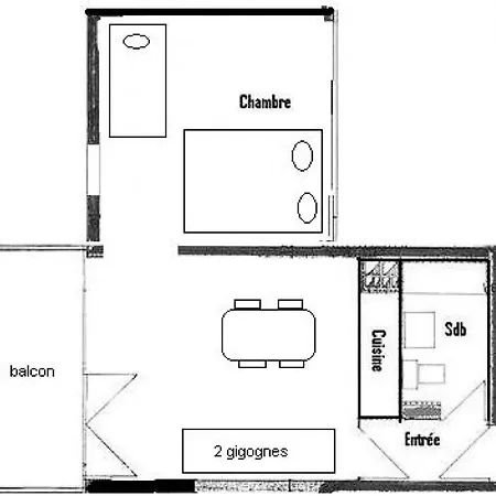 Le Kilimandjaro - 2 Pieces 4/5 Pers - Le Kilimandjaro -014ki - Plagne Centre Mae-8524 شقة