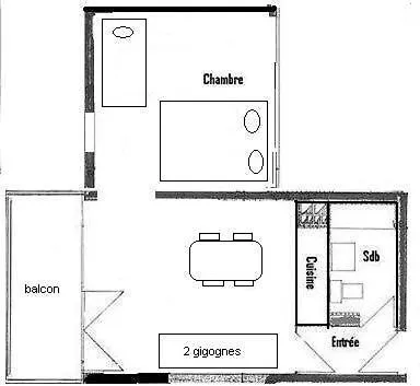 شقة Le Kilimandjaro - 2 Pieces 4/5 Pers - Le Kilimandjaro -014ki - Plagne Centre Mae-8524